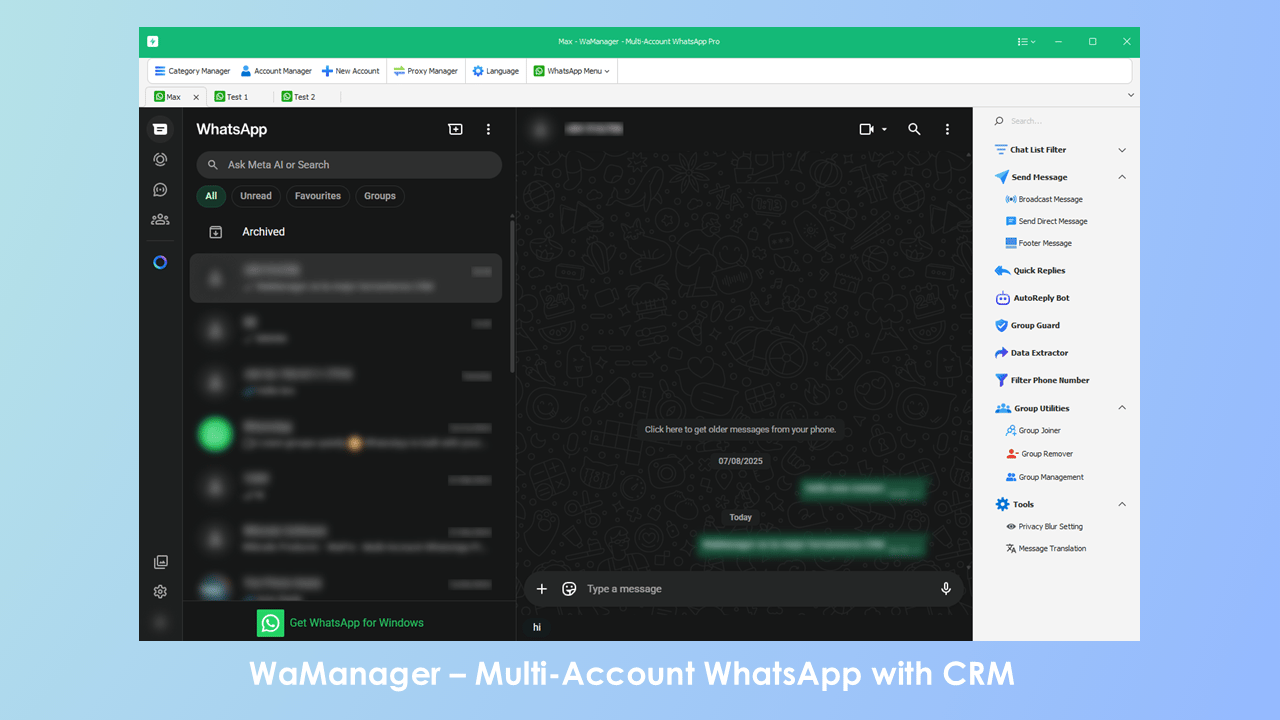 Multi Account Management